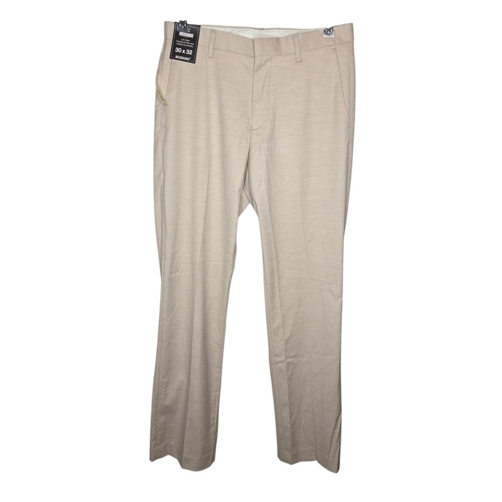 Murano NWT Zac Classic Fit Flat Front Straight Leg Dress Pants Size 30x32